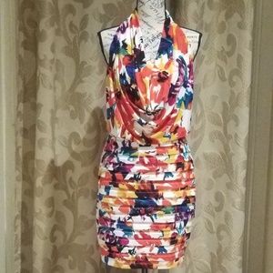 Halter Floral Dress